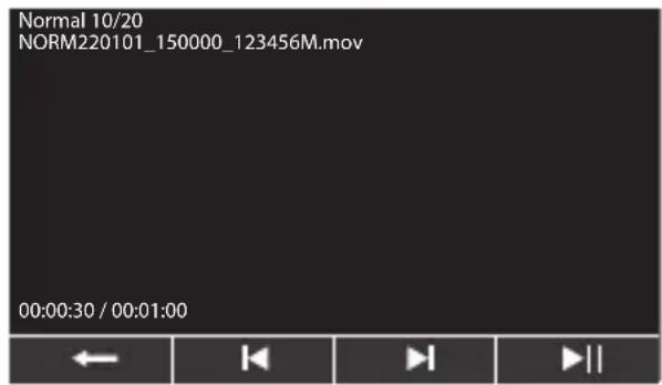 PIONEER VREC-Z810SH - Appuyez sur les boutons de fonction /▲, sélectionnez le fichier, puis appuyez sur ●. - 2