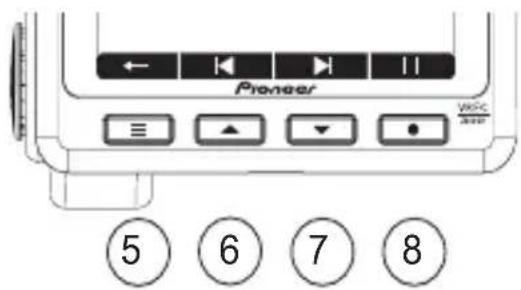PIONEER VREC-Z810SH - Pendant la lecture - 1