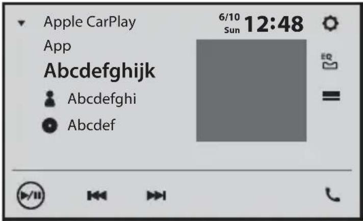 PIONEER SPH-EVO950DAB - Écran d'application de l'iPhone - 1