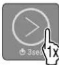 LIEBHERR FTe554 - Navigation avec le bouton tactile et explication des symboles - 1