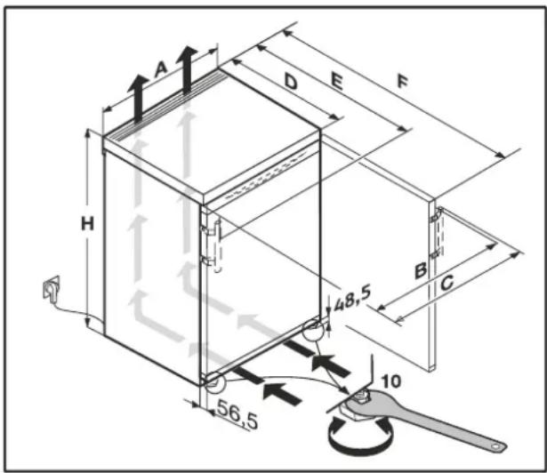 LIEBHERR FTe554 - Dimensions - 1