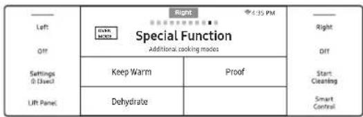 Dacor DOP48T960GS - Using the Special Functions - 1