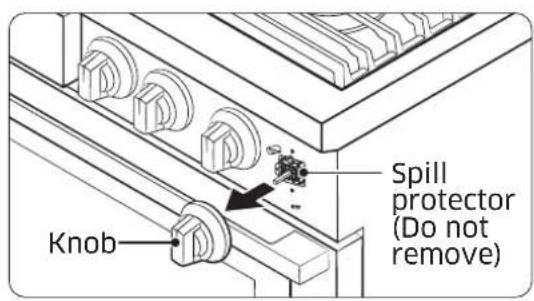 Dacor DOP48T960GS - Cleaning the Control Knobs - 1
