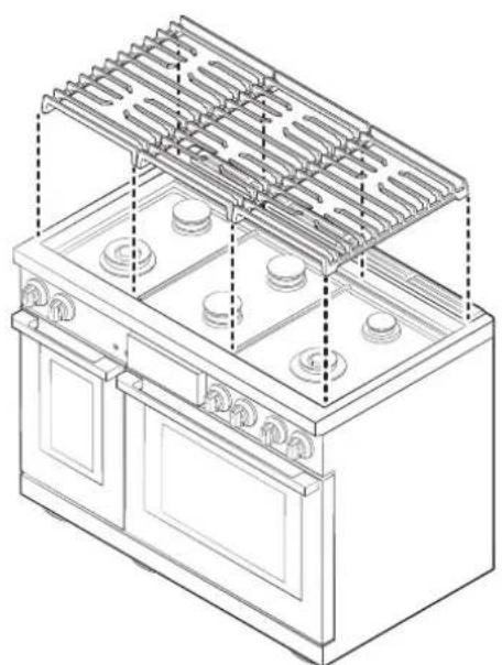 Dacor DOP48T960GS - About the Grates - 1