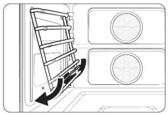 Dacor DOP48T960GS - Retrait/Reinstallation des supports de grille - 5