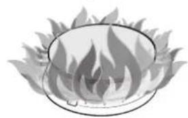 Dacor DOP48T960GS - Round Burner Head / Caps - 2