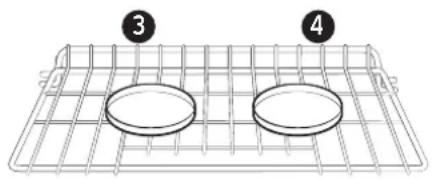 Dacor DOP48T960GS - Colocacion de parrillas y bandejas - 1