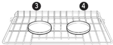 Dacor DOP48T960GS - Placement des grilles et des moules - 1