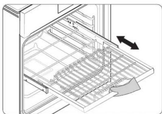 Dacor DOP48T960GS - Utilisation de la grille coulissante - 2