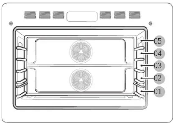 Dacor DOP48T960GS - Utilisation des grilles du four - 1