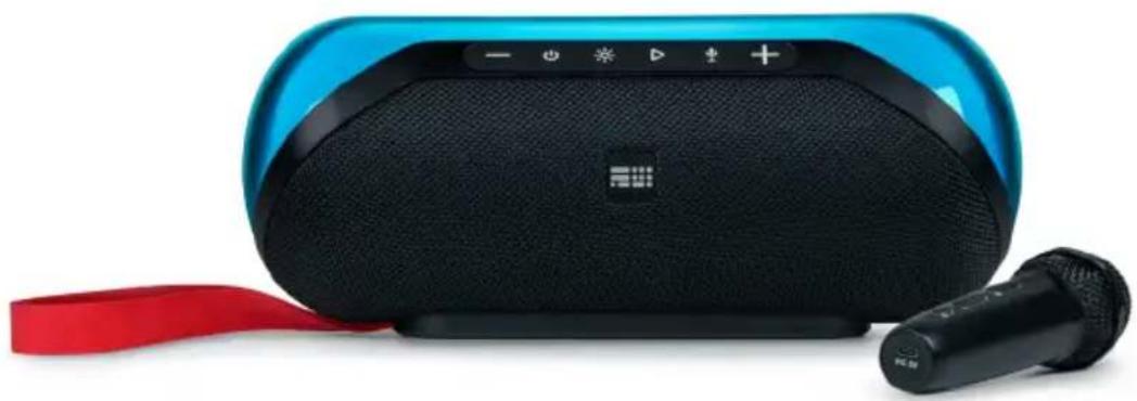 BIGBEN PARTYBTLITE2 - DRAADLOZE SPEAKER MET LICHT EN MICROFOON - 1