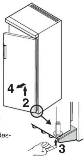 LIEBHERR WK 66-21 - Inversion du sens d'ouverture de la porte - 2