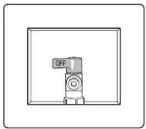 LG LRFES2503S - Enjuague el tubo sobre una cubeta. - 1