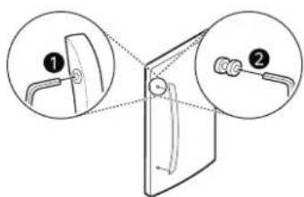 LG LRFES2503S - Removing Refrigerator Handles - 1
