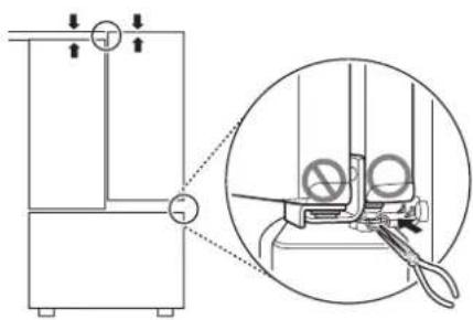 LG LRFES2503S - Puerta derecha del refrigerador - 1