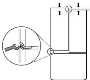 LG LF25H6200S - Left Refrigerator Door - 1