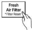 LG LF29T6000S - Replacing the Fresh Air Filter - 6