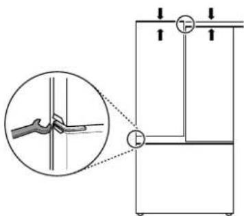 LG LF25S6200S - Left Refrigerator Door - 1