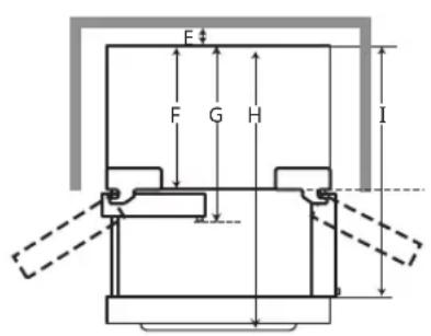 LG LRFVS2503S - Dimensiones y Espacios - 2