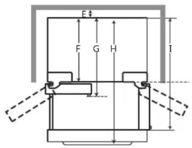 LG LRFVS2503S - Dimensions and Clearances - 2