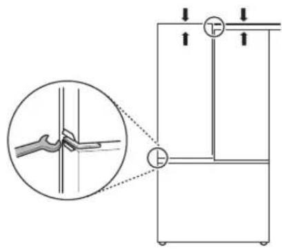 LG LRFVS2503S - Door Alignment (Standard Door Model) - 1