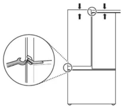 LG LRFVS2503S - Puerta izquierda del refrigerador - 1