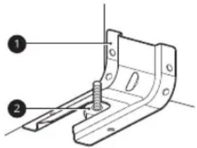 LG LSIL633CFE - Enclenchement du dispositif antibasculement - 1
