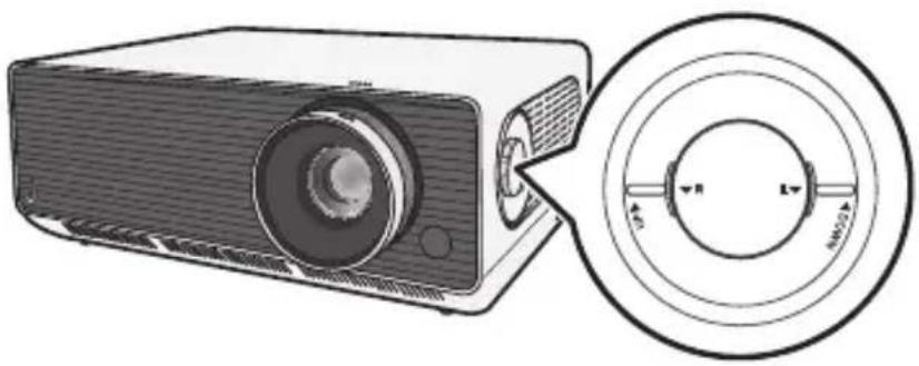 LG ProBeam BU60PSM - Réglage de la position de l'écran de projection - 1