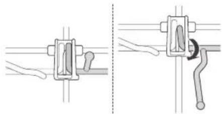 LG LDPM6762D - Rabattre le râtelier supérieur - 1
