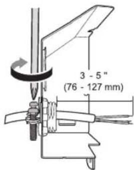 3 - 5" (76 - 127 mm)