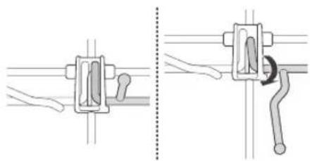 LG LDPM6762D - Rabattre le râtelier inférieur - 1