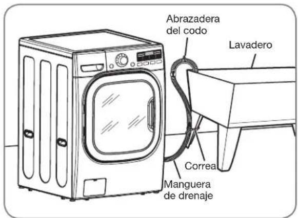 LG F1354FDS - CONEXIÓN DE LA TUBERÍA DE DRENAJE - 2