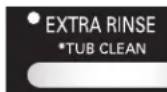 LG F1354FDS - EXTRA RINSE (rinçage supplémentaire) - 1