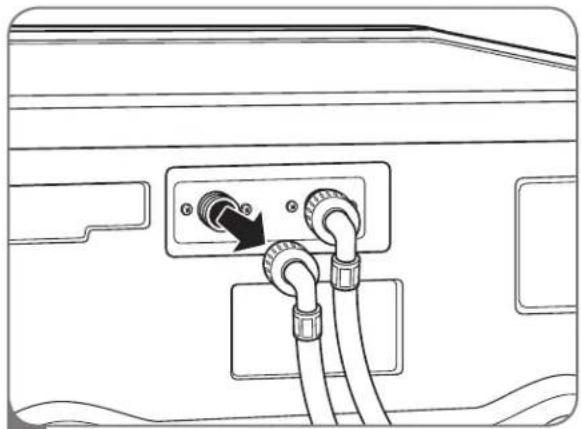 LG F1354FDS - Cleaning the Water Inlet Filters - 1