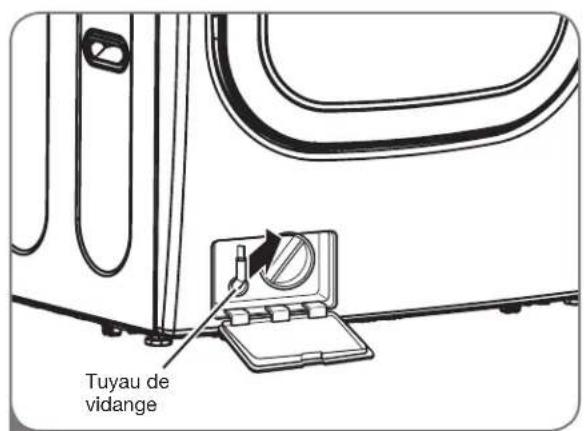 LG F1354FDS - Nettoyer le filtre de la pompe de vidange - 2