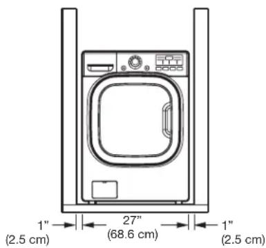 LG F1354FDS - CLEARANCES - 2