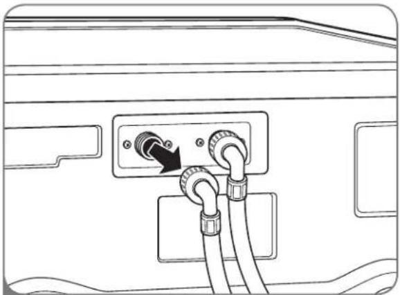LG F1354FDS - Nettoyage des filtres d'admission d'eau - 1