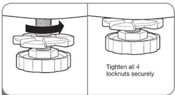 LG F1354FDS - LEVELING THE WASHER - 3