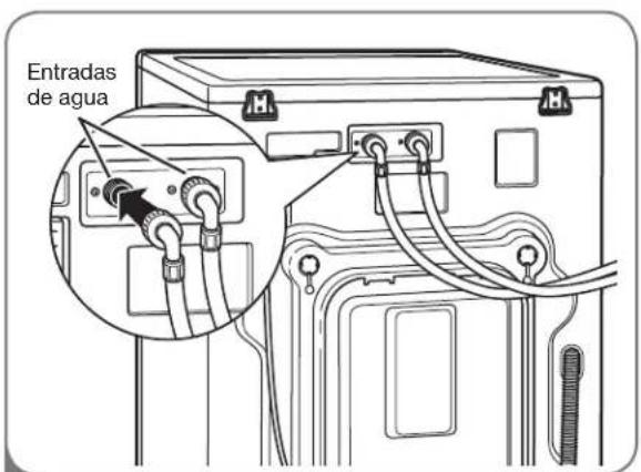LG F1354FDS - CONEXIÓN dE LaS TUBERÍaS dE agUa - 2