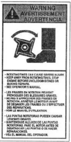 TORO 58355 - Décalcomanes de sécurité et instructions - 4