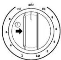 LG LSEL6330S - Turning on a Dual Element - 1