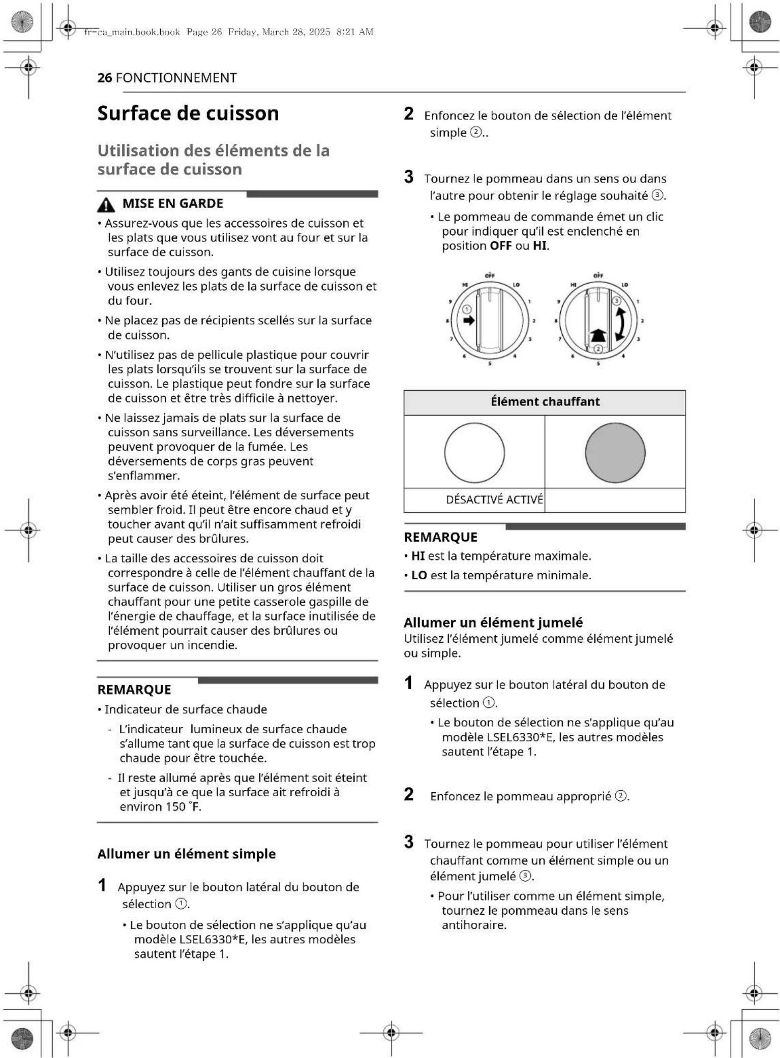 LG LSEL6330S - REMARQUE - 2