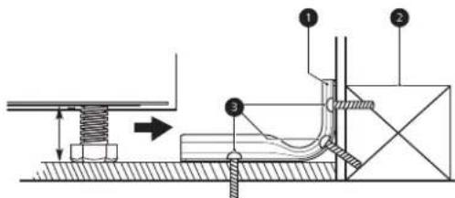 LG LSIL6334F - Using the Anti-tip Bracket Template - 1