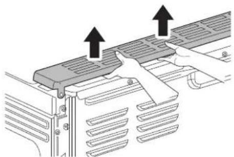 LG LSIL6334F - Retrait de la garniture d'évent - 3