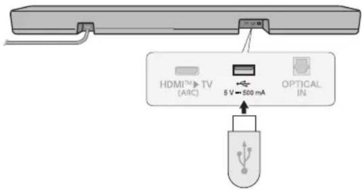 LG S55TR - Connexion du produit à un périphérique de stockage USB - 1