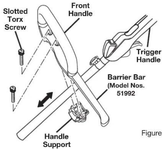 TORO 51952 - Attaching the Front Handle - 1