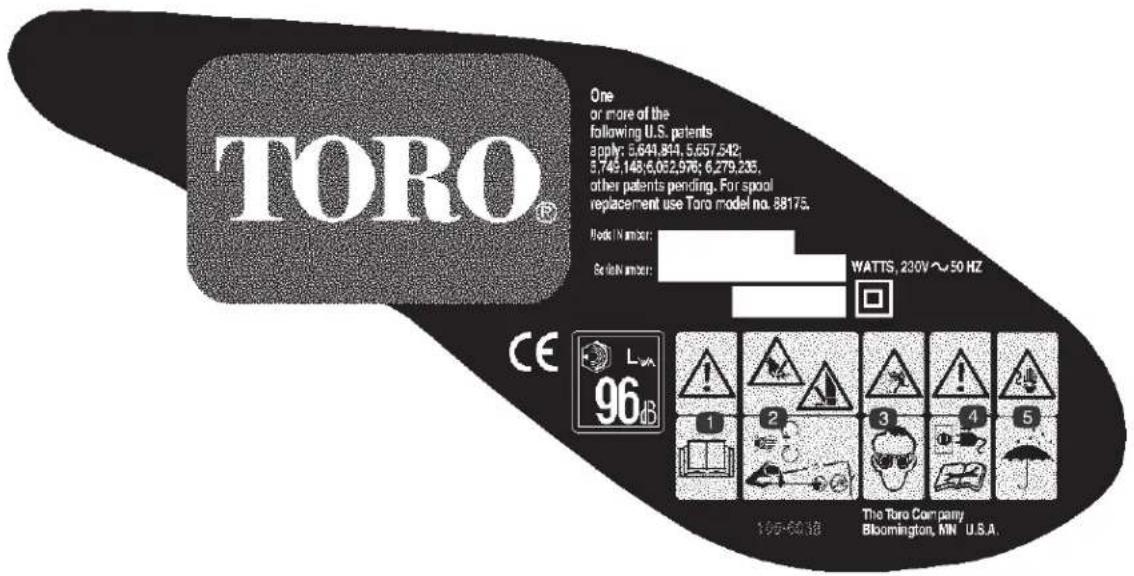 TORO 51248 - Safety/Instruction Decals - 1