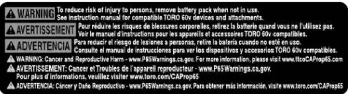 TORO 88715 - Safety and Instructional Decals - 2