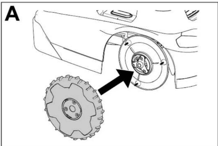 TORO Haven 31072 - Installing the Wheels - 1
