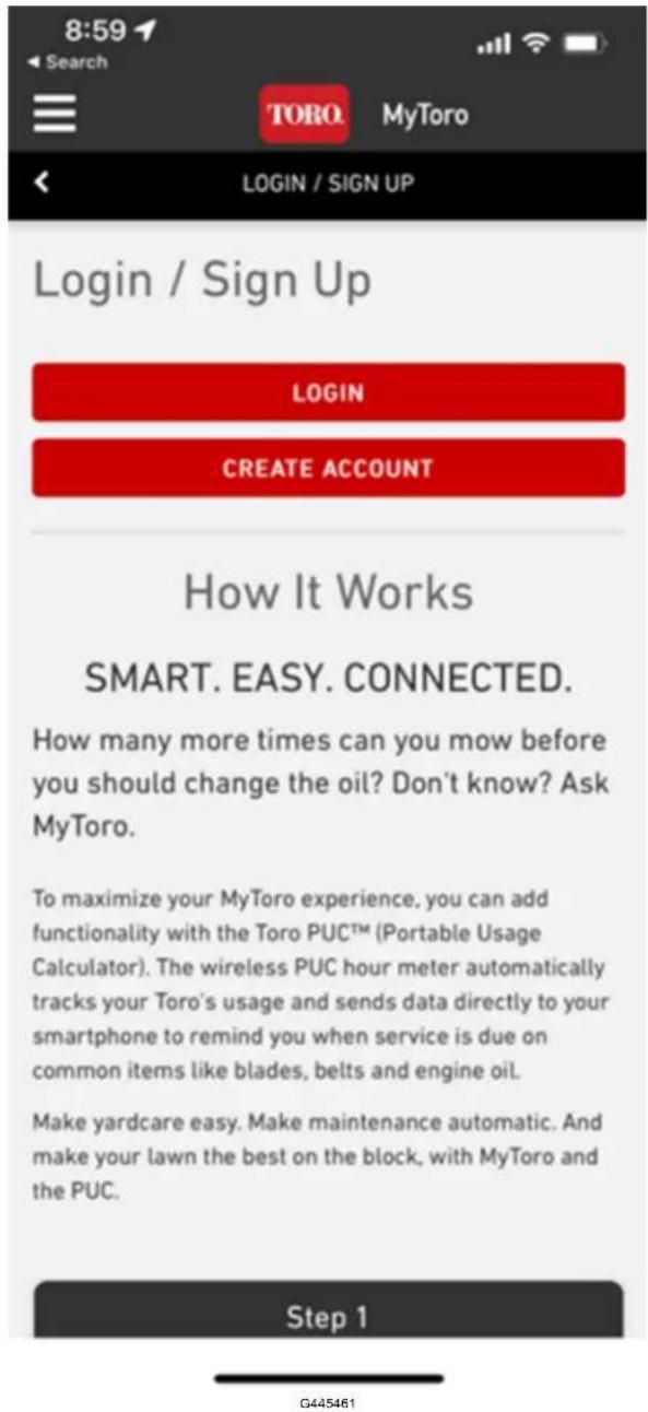 TORO Haven 31072 - Downloading the App and Adding the Mower - 5